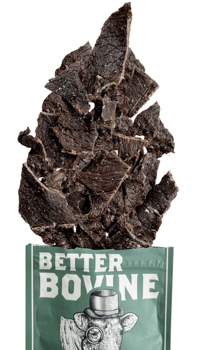 Bundle Grass-fed Beef Jerky packed with high-quality protein and free from artificial ingredients.