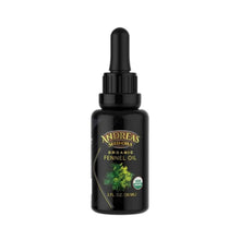 Cold Pressed Fennel Oil in a dropper bottle for aromatherapy and natural healing.