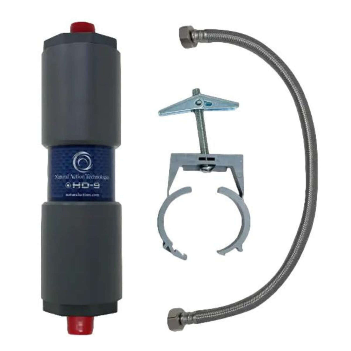 Vortex Water Revitalizer fixed structured water unit with dual vortex and installation parts