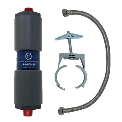 Vortex Water Revitalizer fixed structured water unit with dual vortex and installation parts