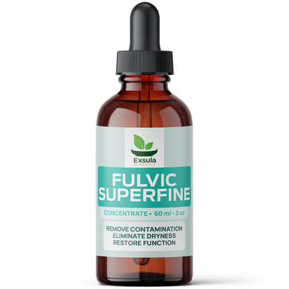 Fulvic SuperFine - Fulvic Acid for Mucous Membranes serum in amber bottle for sensitive mucosal barriers.