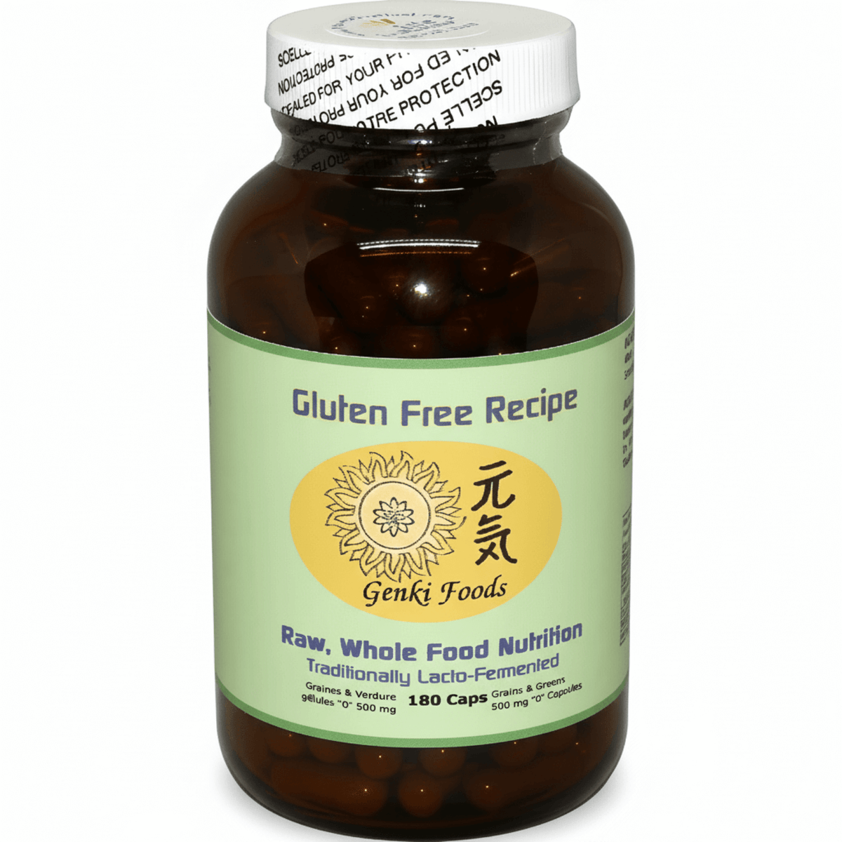 Genki Gluten Free Recipe for Allergen-Free Nutrition packaging.