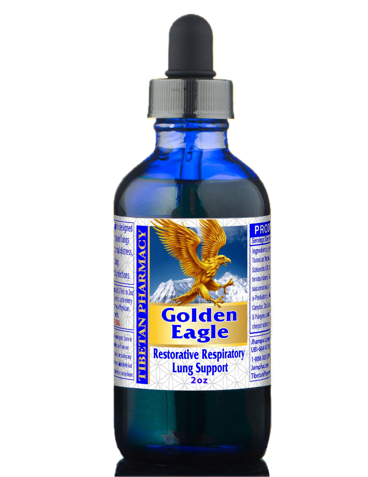 Golden Eagle for Metabolic Energy and Stamina can. 2oz Bottle with dropper.