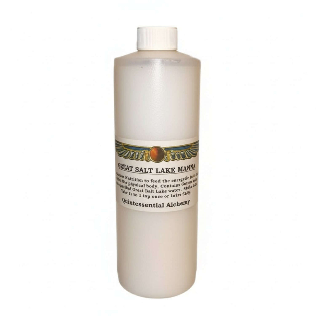 Great Salt Lake Manna for Mineral and Bio-Electric Support 960ml bottle.