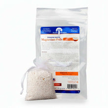 Magnesium Prills - Water Treatment Device for Hydration in packaging with instructions and product details