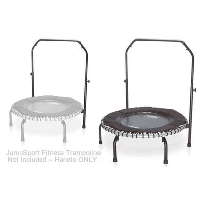 Handle Bar - Mini Trampoline Adapter Accessory designed for stability, featuring adjustable height and padded comfort.