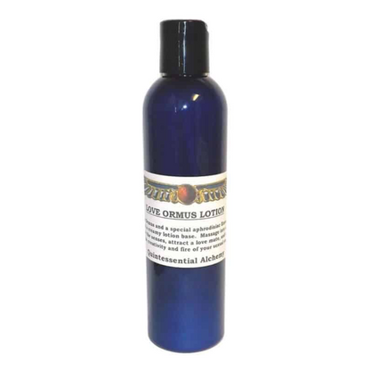 Bottle of Love Ormus Lotion 120ml on a white background