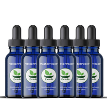 Pack of 6 MasterPeace Zeolite Detox Supplement dropper bottles