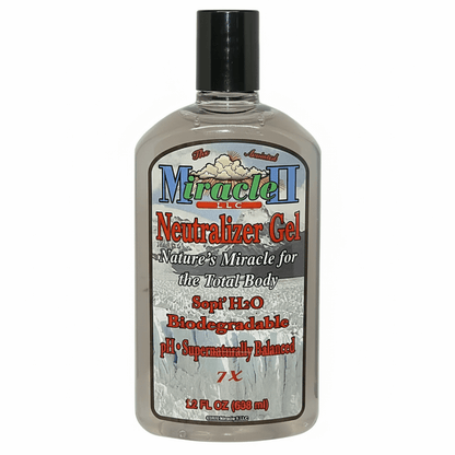 Neutralizer Gel 7X - Alkaline Topical Mineral in a clear bottle, perfect for skin comfort and rejuvenation.