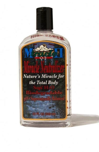 Miracle Neutralizer Liquid - Natural Alkaline Liquid Mineral for total body wellness in a biodegradable formula.