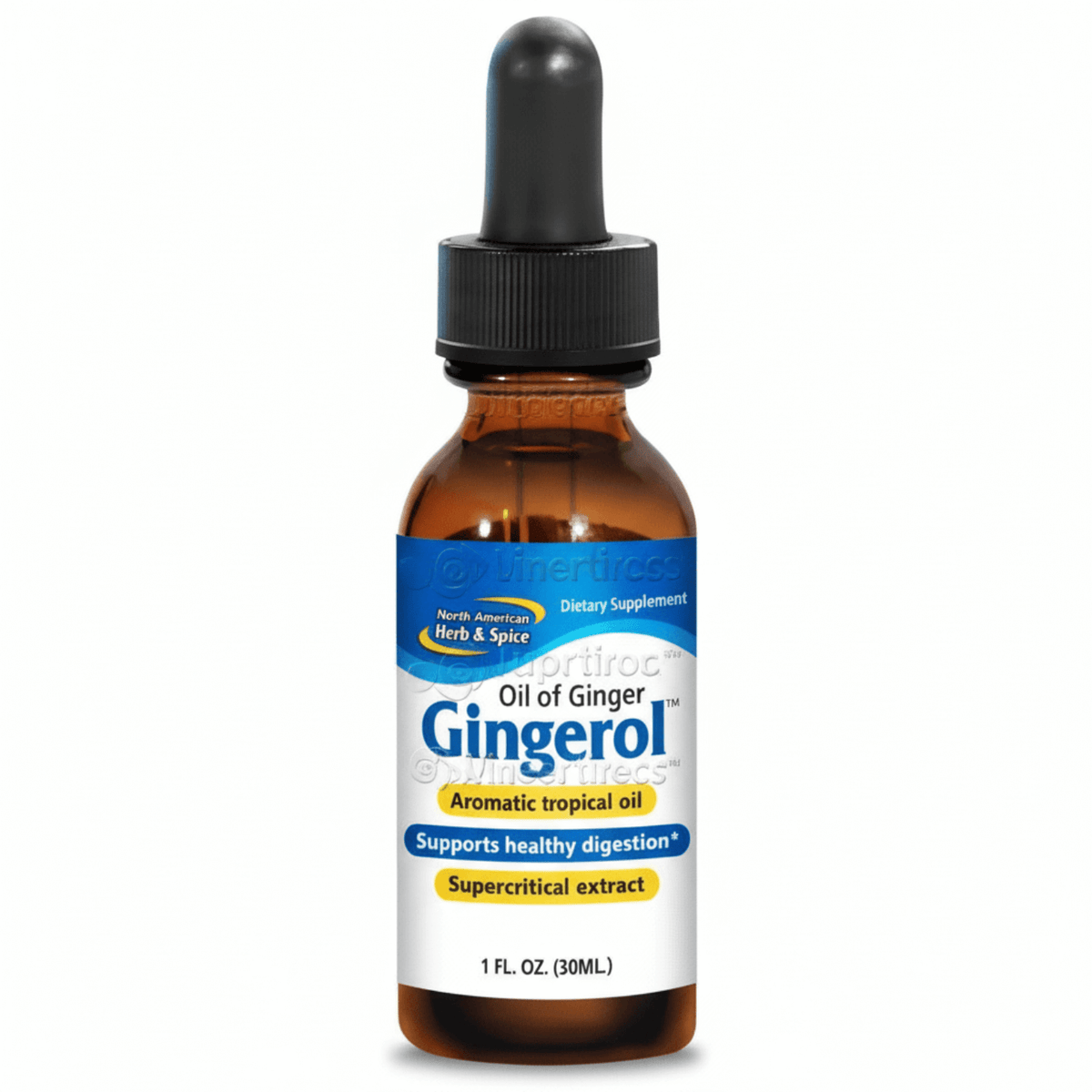 Gingerol - Ginger Oil for Healthy Digestion, premium herbal supplement featuring supercritical ginger extract.