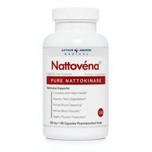 Nattovena supplement bottle showcasing the best nattokinase for circulation and cardiovascular system support.