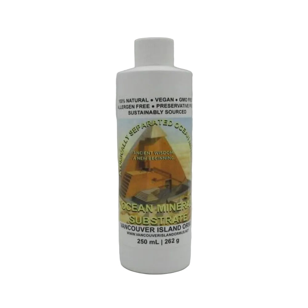 Bottle of Ocean Minerals Substrate on a white background