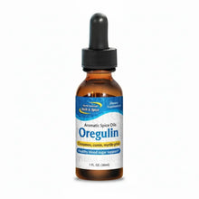 P73 Oregano Metabolic Formula in a dropper bottle by North American Herb and Spice, supports healthy blood sugar levels.
