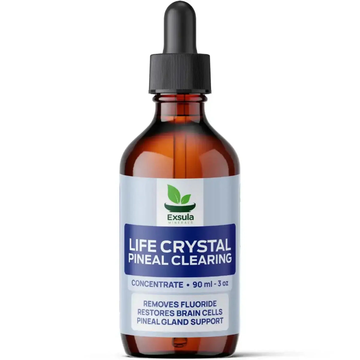 Liquid Elements for Pineal Gland - Exsula Minerals Life Crystal Pineal Clearing 90ml bottle