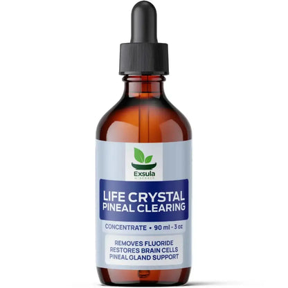 Liquid Elements for Pineal Gland - Exsula Minerals Life Crystal Pineal Clearing 90ml bottle