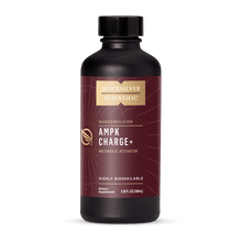 AMPK Charge+ bottle from Quicksilver Scientific for ketone production support.