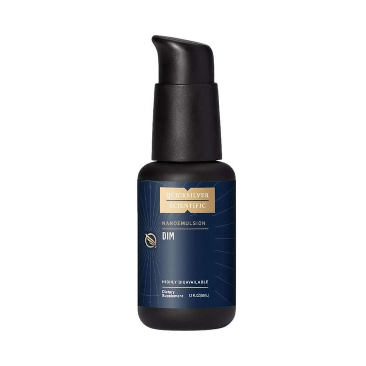 Quicksilver Scientific Nanoemulsified Diindolylmethane DIM dietary supplement bottle