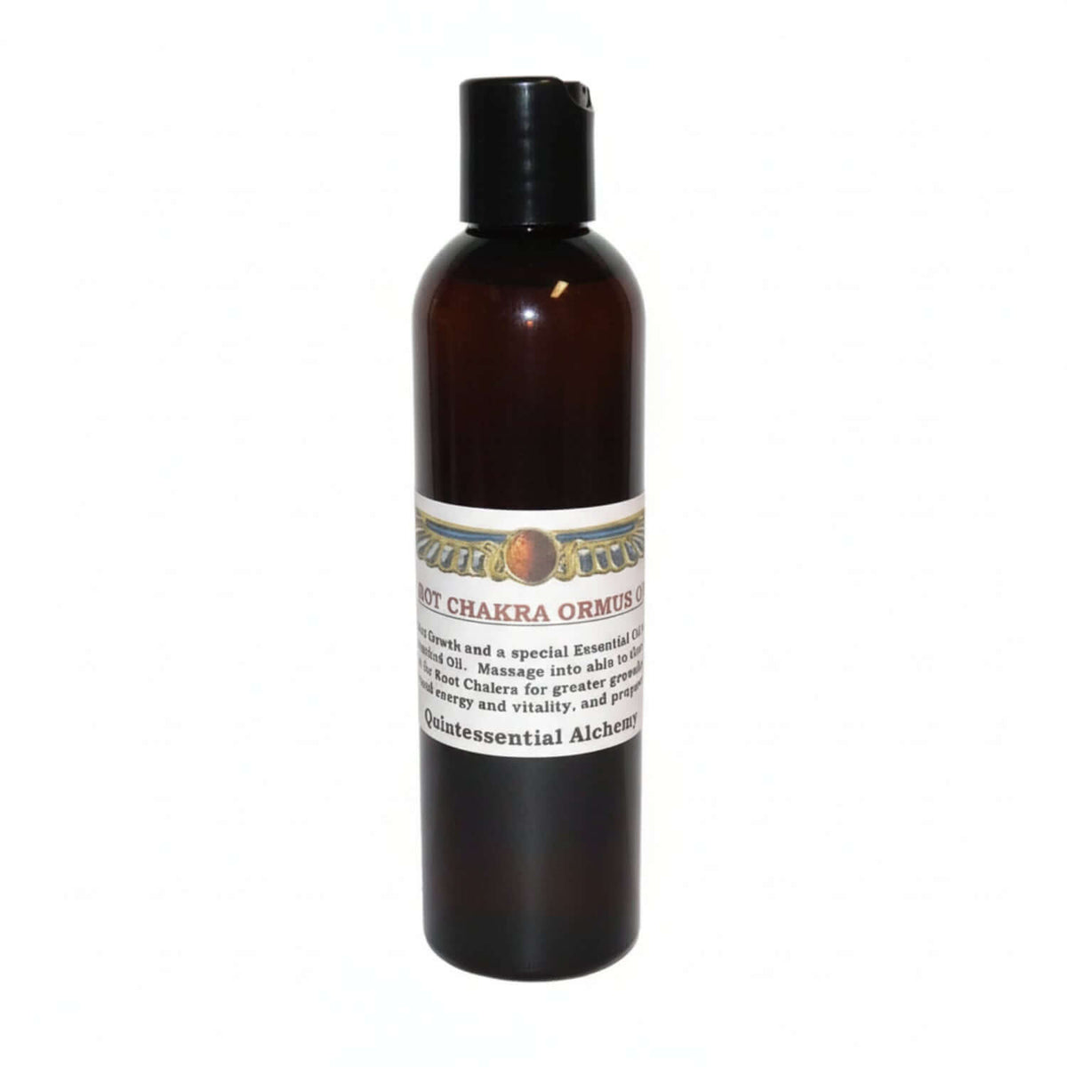 Root Chakra ORMUS for Grounding and Physical Vitality bottle.