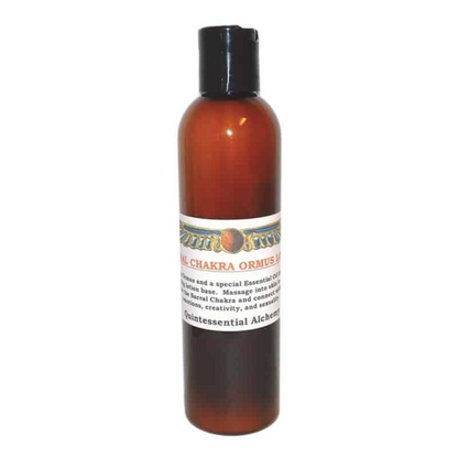 Sacral Chakra Ormus Lotion 240ml bottle with a label on a white background