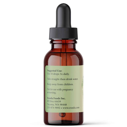 Liquid Herbs for Structural Integrity in a dropper bottle with suggested use instructions on the label.