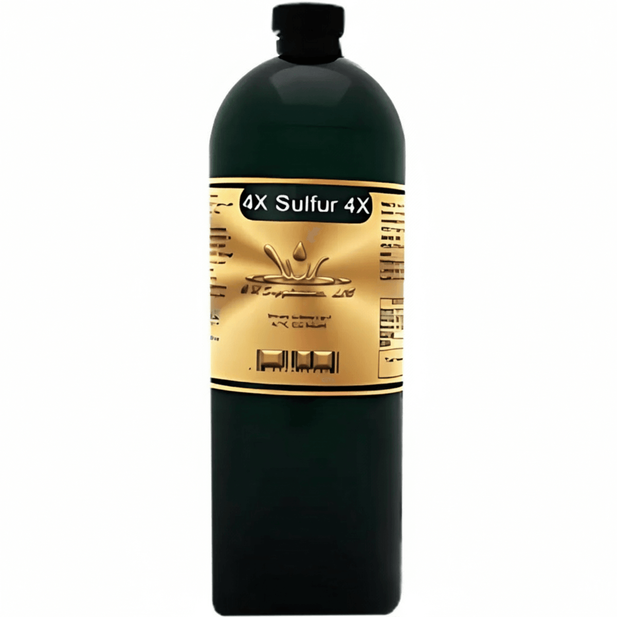 Ionic Liquid Mineral supplement bottle labeled 4X Sulfur 4X for cellular oxygen and joint support