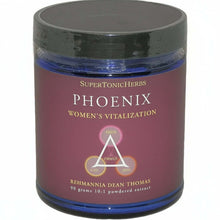 Phoenix - TCM Herbs for Menopause in a jar labeled women's vitalization by SuperTonicHerbs.
