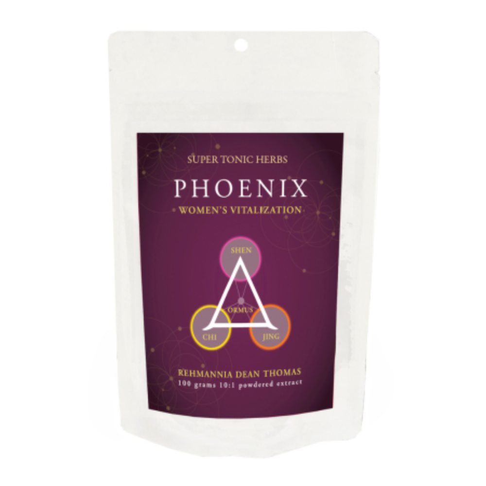 SuperTonicHerbs Phoenix package featuring TCM Herbs for Menopause, a women's vitalization botanical extract.