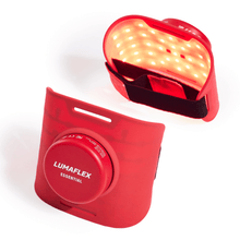 Portable Red Light Therapy and Targeted Muscle Recovery wrap with red LED lights for pain relief and recovery.