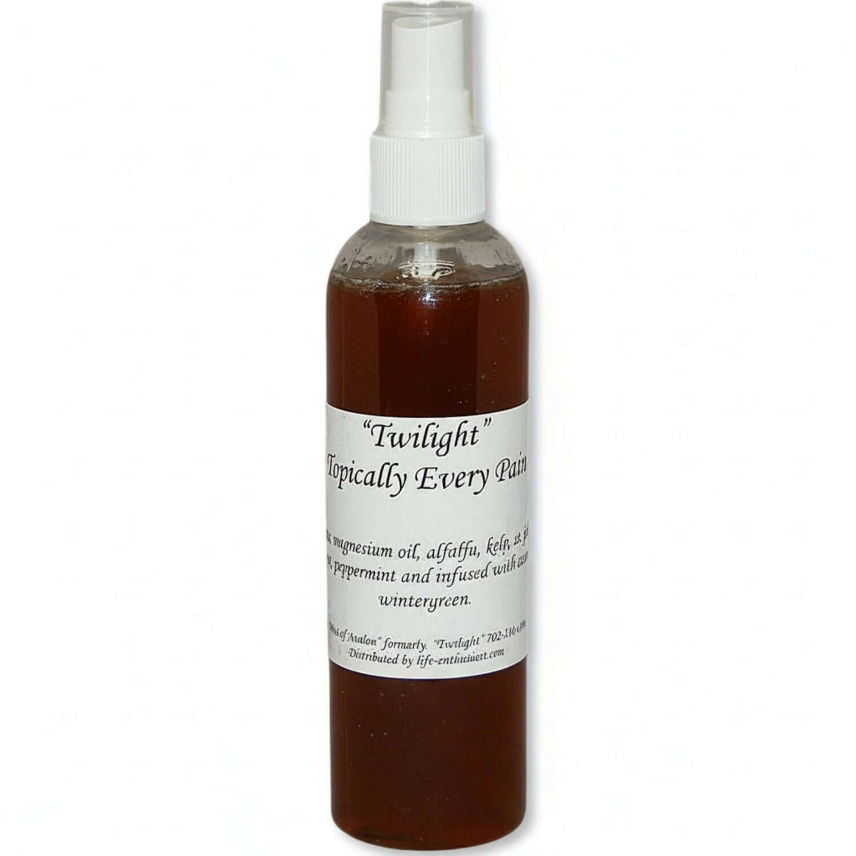 Topically Every Pain Wintergreen for Natural Relief bottle.