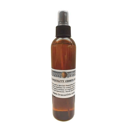 Tranquility ORMUS for Mental Calm and Nervous System in a spray bottle, promoting relaxation and better sleep.