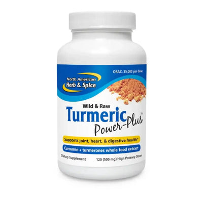 Wild Turmeric with Oreganol P73 supplement bottle for joint and digestive health support.