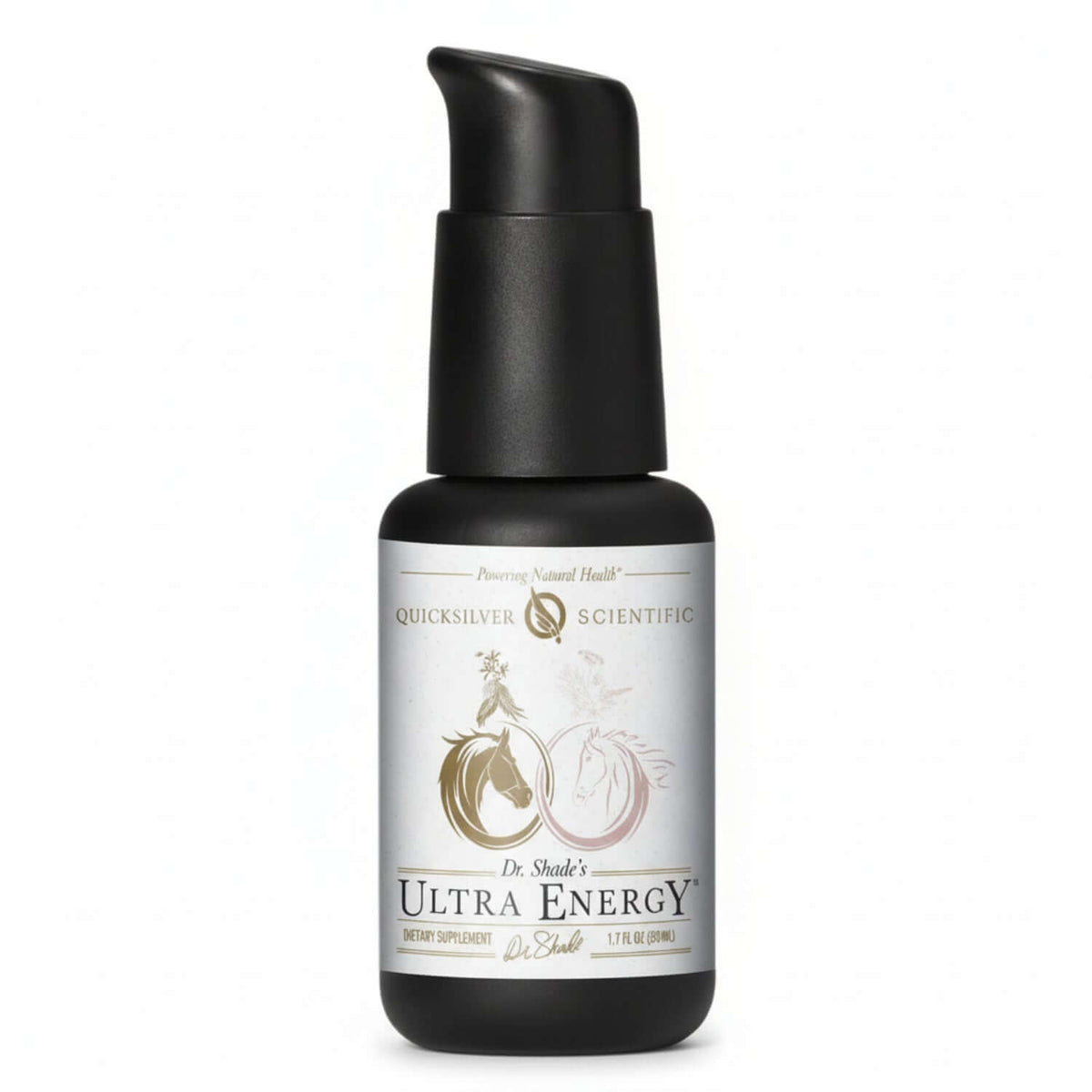 Ultra Energy Adaptogenic Herbal Tincture bottle from Quicksilver Scientific for sustainable energy.