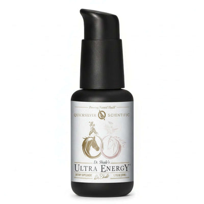 Ultra Energy Adaptogenic Herbal Tincture bottle from Quicksilver Scientific for sustainable energy.