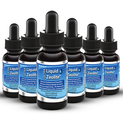 Bundle Ultra Liquid Zeolite (6 Pack) - Fast-acting detox and cleansing solution for heavy metals and toxins.