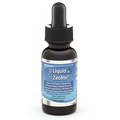 Bundle Ultra Liquid Zeolite 12 Pack bottle for natural cleansing and detoxification.