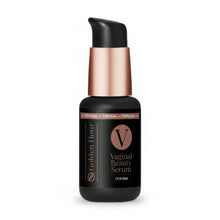 Vaginal Beauty Serum bottle designed for hydration for menopause with professional-grade formula for comfort and confidence.
