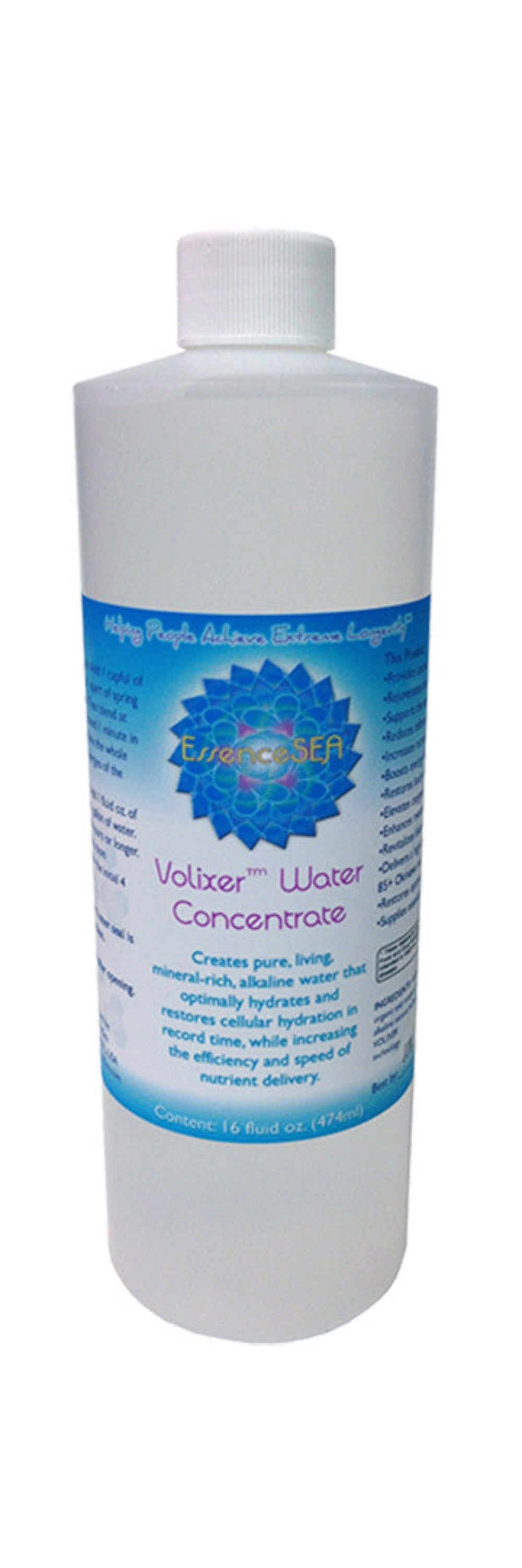 Volixer Water Concentrate for Bio-Energetic Hydration in a clear bottle for optimal hydration and nutrient absorption.