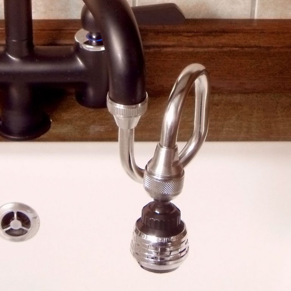 Vortex Water Revitalizer - Kitchen attached to faucet as a Tap Structured Water Device for enhancing water quality.