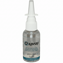 O-Spray liquid electrolytes for mucous membranes in a spray bottle for nasal and oral hygiene.