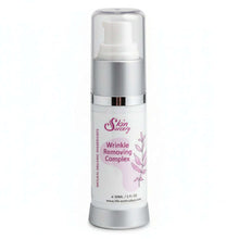 Wrinkle Removing Complex - Hydration to Plump Fine Lines by Skin Sorcery in a white pump bottle