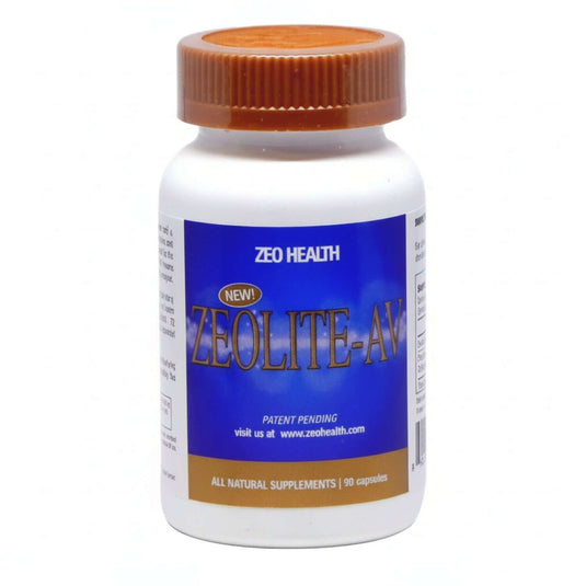 Zeolite with Humic Acid for Immune and Detox Support capsules.