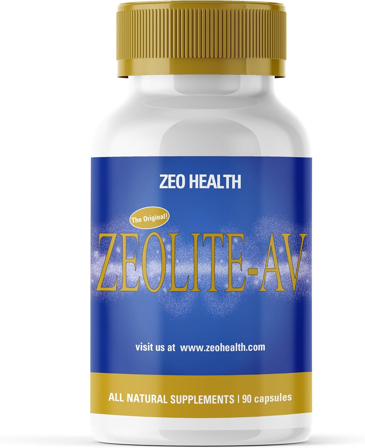 Zeolite with Humic Acid for Immune and Detox Support bottle image, Zeolite-AV by Zeo Health.