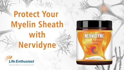 Video about Nervidyne for Nerve Comfort and Neurological Support bottle.