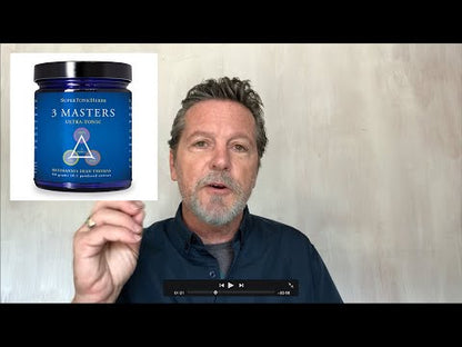 3 Masters High Potency Reishi, Shilajit and ORMUS for Vitality.