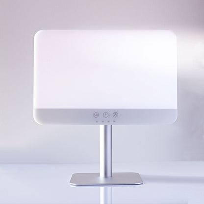 Lumiram Solar Bright Light Therapy Lamp with a sleek design for effective light therapy.